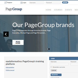 Plataforma de formación para Page Group